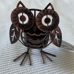Owl tea light holiday
